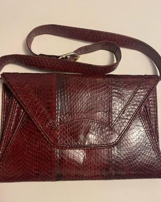 Borsetta vintage anni ‘70 - vera pelle di serpente