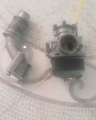 carburatore 24 dell'orto  e collettore