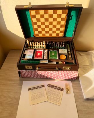 Dal Negro Valigetta Week-End Lusso Scacchi Poker