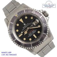 ROLEX Submariner 1680 MK5 red written Full Set