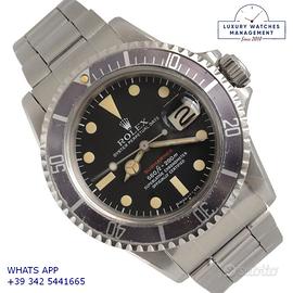 ROLEX Submariner 1680 MK5 red written Full Set