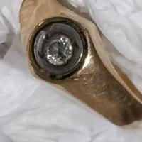 anello  vintage solitario