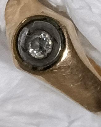 anello  vintage solitario