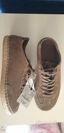 Sneaker in pelle e iuta
