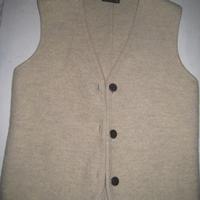 gilet tirolese lana cotta g. 46