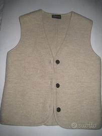 gilet tirolese lana cotta g. 46