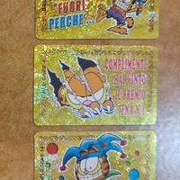 Tre carte "GOLD CARD VINTAGE GARFIELD"