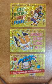 Tre carte "GOLD CARD VINTAGE GARFIELD"