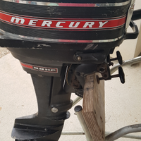 2 motori mercury hp 9.9 2 t .x pezzi ricambi