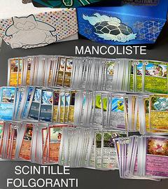 Completo Mancoliste Pokemon SCINTILLE FOLGORANTI