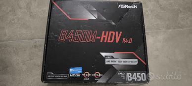 Scheda Madre AsRock B450M-HDV R4.0 - AMD4