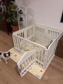 RECINTO CANI BIANCO 1*1M