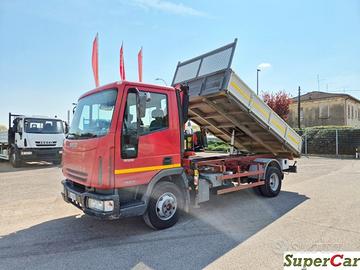 IVECO EUROCARGO 75E15 ribaltabile,gru,Radiocomando