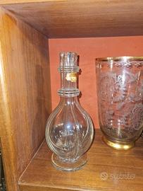 Bottiglia Vetro Soffiato 4 Liquori Bar d'Epoca