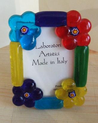 portafoto e vassoi centrotavola in vetrofusione