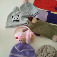 Berrette e sciarpe bambina fatte a mano