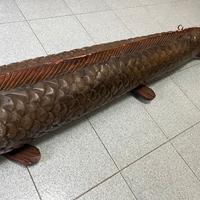 Statua in legno scolpita a mano  ( circa 2 m ) 3