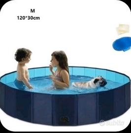 Piscina Pieghevole Rigida per Cani e Bambini – Tag