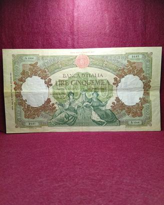 5.000 Lire Regina del Mare 1961 Bella al Naturale.