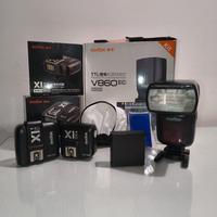Flash GODOX V860 II Canon + Trigger Godox