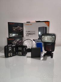 Flash GODOX V860 II Canon + Trigger Godox
