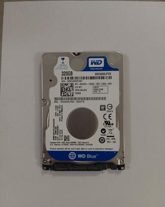 Hard disk Western Digital 2.5" SATA 320gb