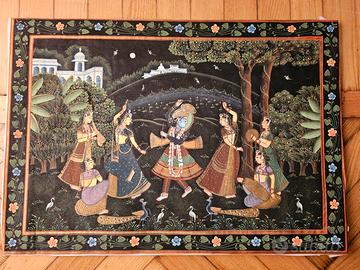 Dipinto indiano 50 x 35 cm