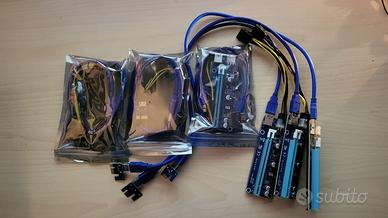 Scheda adattatore riser Sata Pci-E Usb 3.0