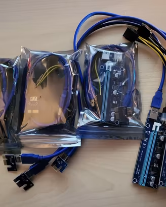 Scheda adattatore riser Sata Pci-E Usb 3.0