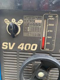 Saldatrice CEMONT SV 400 trifase carrellata 400A