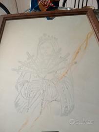 specchio decorato