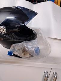 casco shark, nero opaco, taglia S ma veste grande