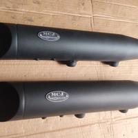 Scarichi marmitte MCJ Harley sportster omologate