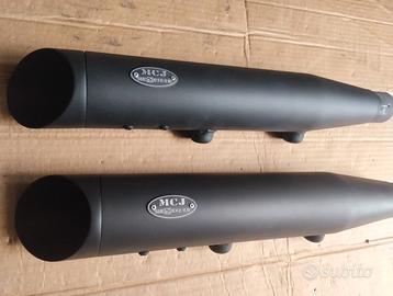 Scarichi marmitte MCJ Harley sportster omologate