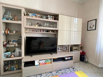 Mobile sala tv Mondoconveninza legno beige bianco