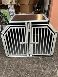 Gabbia per due cani taglia media grande