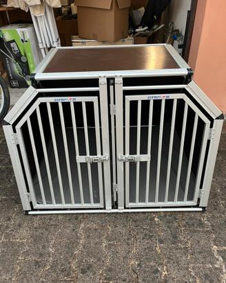 Gabbia per due cani taglia media grande