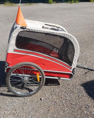 Carrello bici per cane