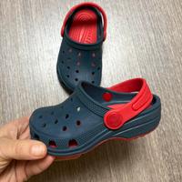 Ciabatte/Sabot 23 bimbo rosse/blu Chicco