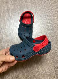 Ciabatte/Sabot 23 bimbo rosse/blu Chicco