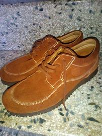 mocassini in vera pelle color nocciola n. 38