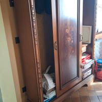 Armadio Specchiera Appendiabiti vintage