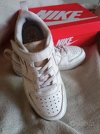 scarpe Nike bambino bianche mis 31.5 