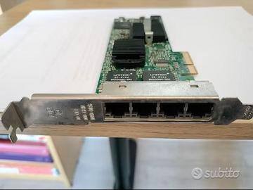 Scheda DELL Intel PCIExpress 4 porte Giga ethernet