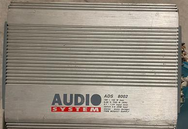 Amplificatore auto AudioSystem ADS 8002