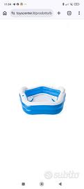 piscina Bestway pentagono con coperchio 