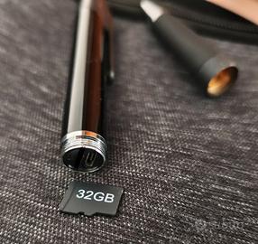 Penna spia con videocamera integrata+micro SD 32GB