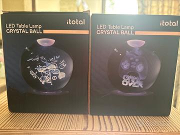 Led table lamp crystal ball palle luminose