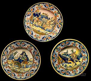 TRITTICO PIATTI DA PARATA di L. BOCCINI