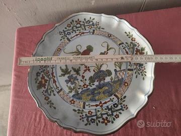 Alzata ceramica Faenza manifattura  FARINA:.